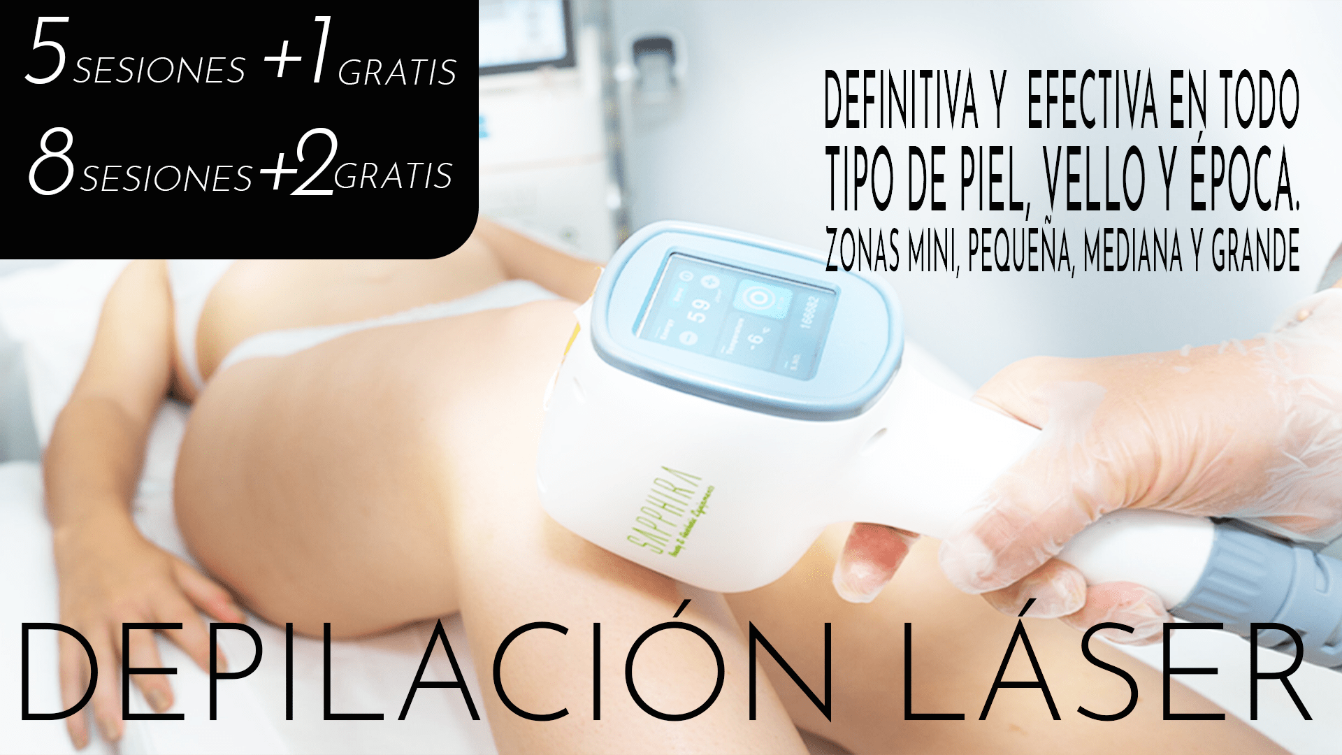 Sapphira Prive Tarragona Centro bono depilación láser